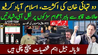 PTI Leads in Pakistan Election Update: Curfew in Islamabad | Meetings in Adiala Jail | Sabee Kazmi