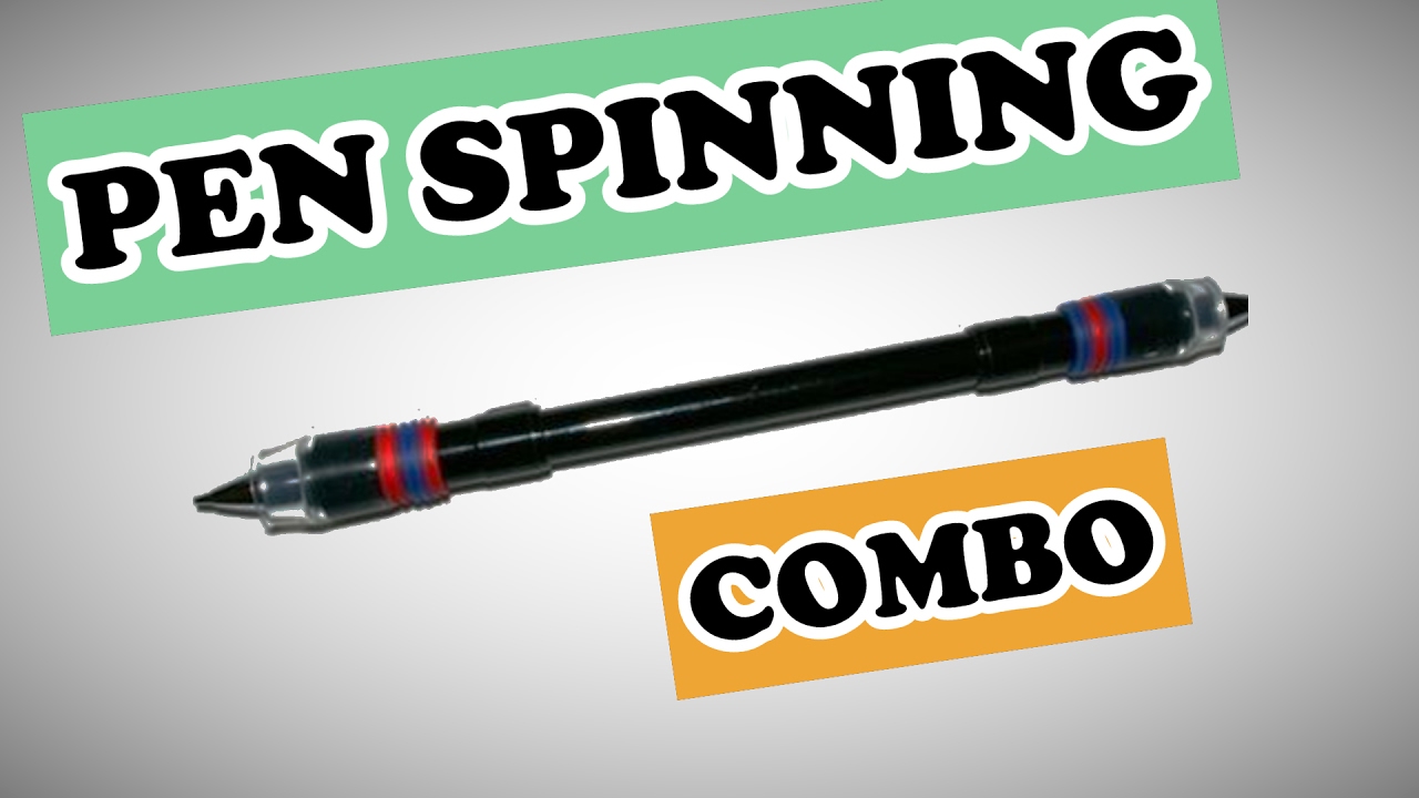 Pen Spinning: Some combos!!! - YouTube