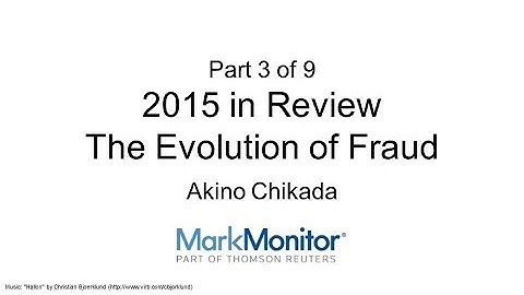 The Evolution of Fraud