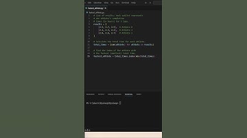 [CODE CÙNG PYSLEEP] Lời giải - bài toán marathon #shorts