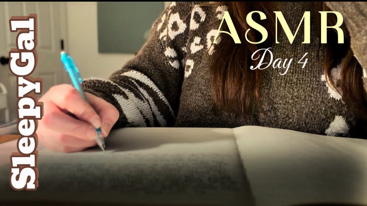 ASMR: (Lofi) Thirty Minutes of Writing | Day 4