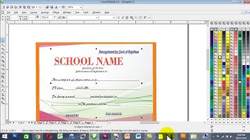 Create a Professional Certificate in CorelDRAW Coreldraw Tutoria