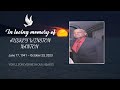 CELEBRATION OF LIFE AUBREY WINSTON NANTON