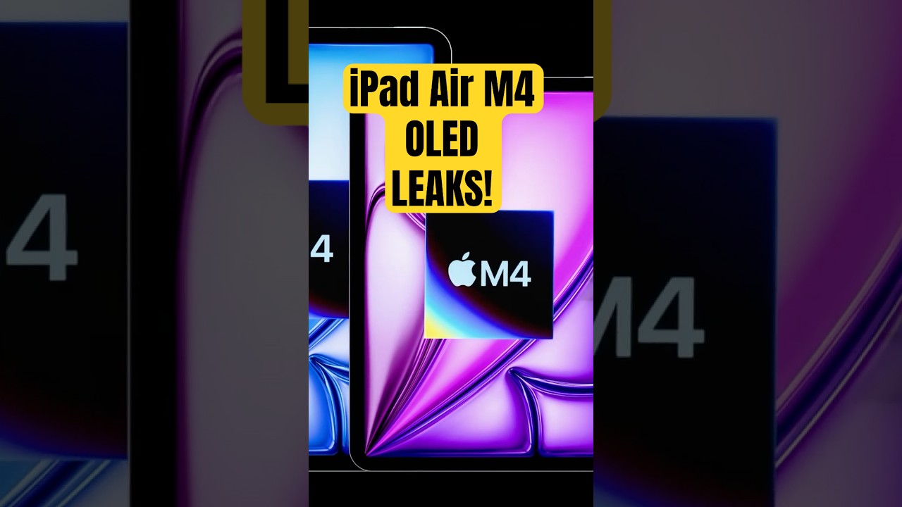 iPad Air M4 может получить OLED-дисплей!