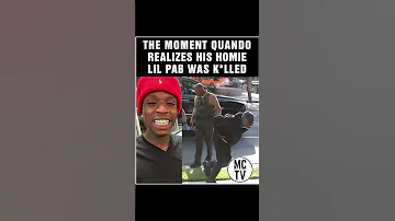 MOMENT QUANDORONDO REALIZES HIS HOMIE LIL PAB DIDN T MAKE IT 