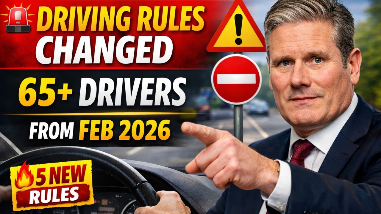 5 New Big Changes in UK Driving Laws | Seniors 65+ | Feb 2026 🚗