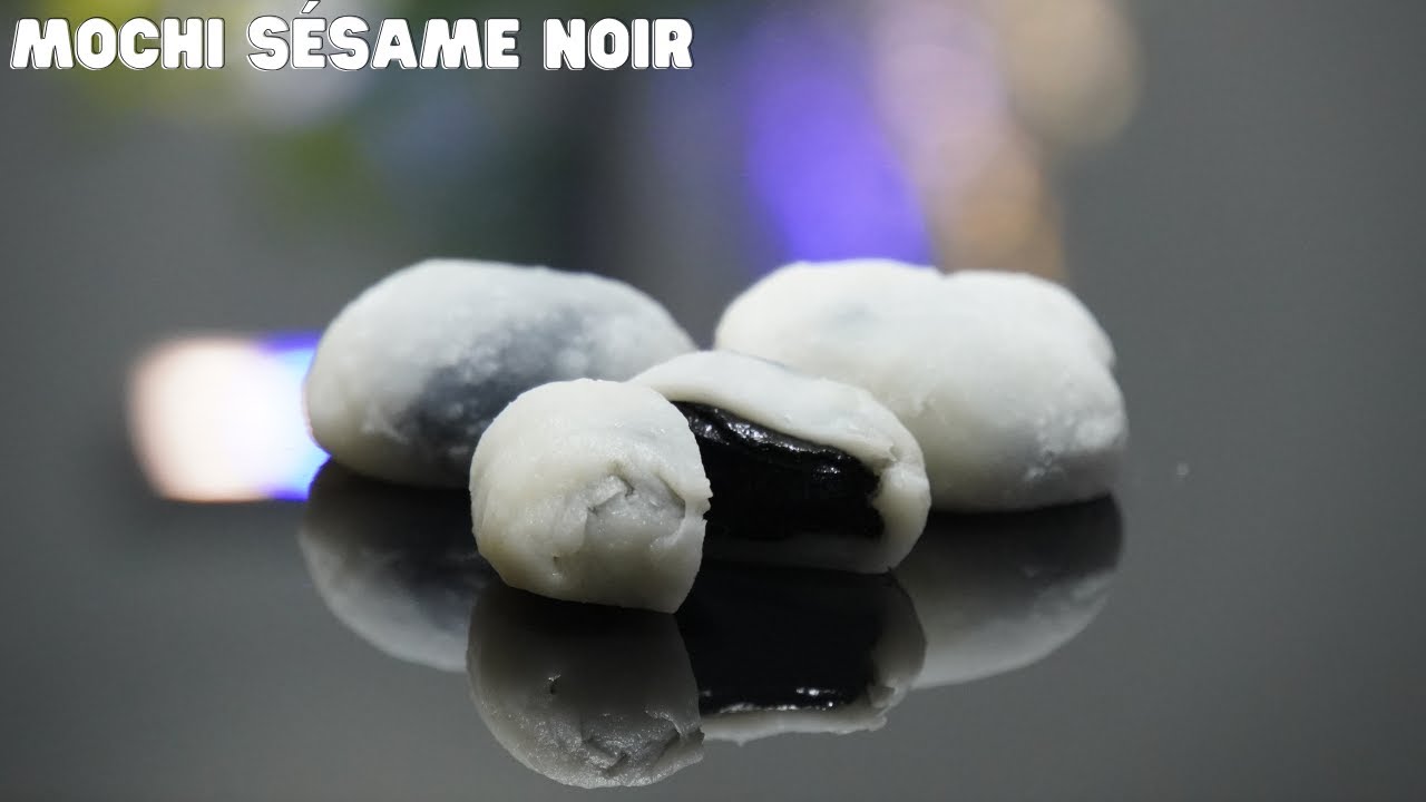 ✨ MOCHI SÉSAME NOIR CUIT À LA VAPEUR : Recette Facile & Fondante !