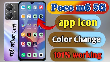 poco m6 5g app colour problem, poco m6 5g app color change, poco m6 5g display color change