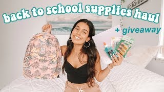 Back To School Supplies Haul 2018 + GIVEAWAY