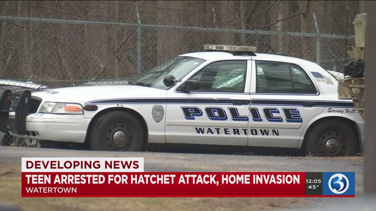Video: Watertown teen arrested for hatchet attack, home invasion - YouTube