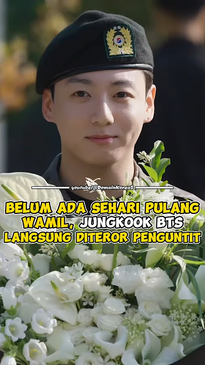 Belum Ada Sehari Pulang Wamil, Jungkook BTS Langsung Diteror Penguntit #kpop #shorts