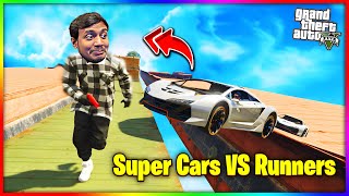 Super Cars VS Runners in GTA 5