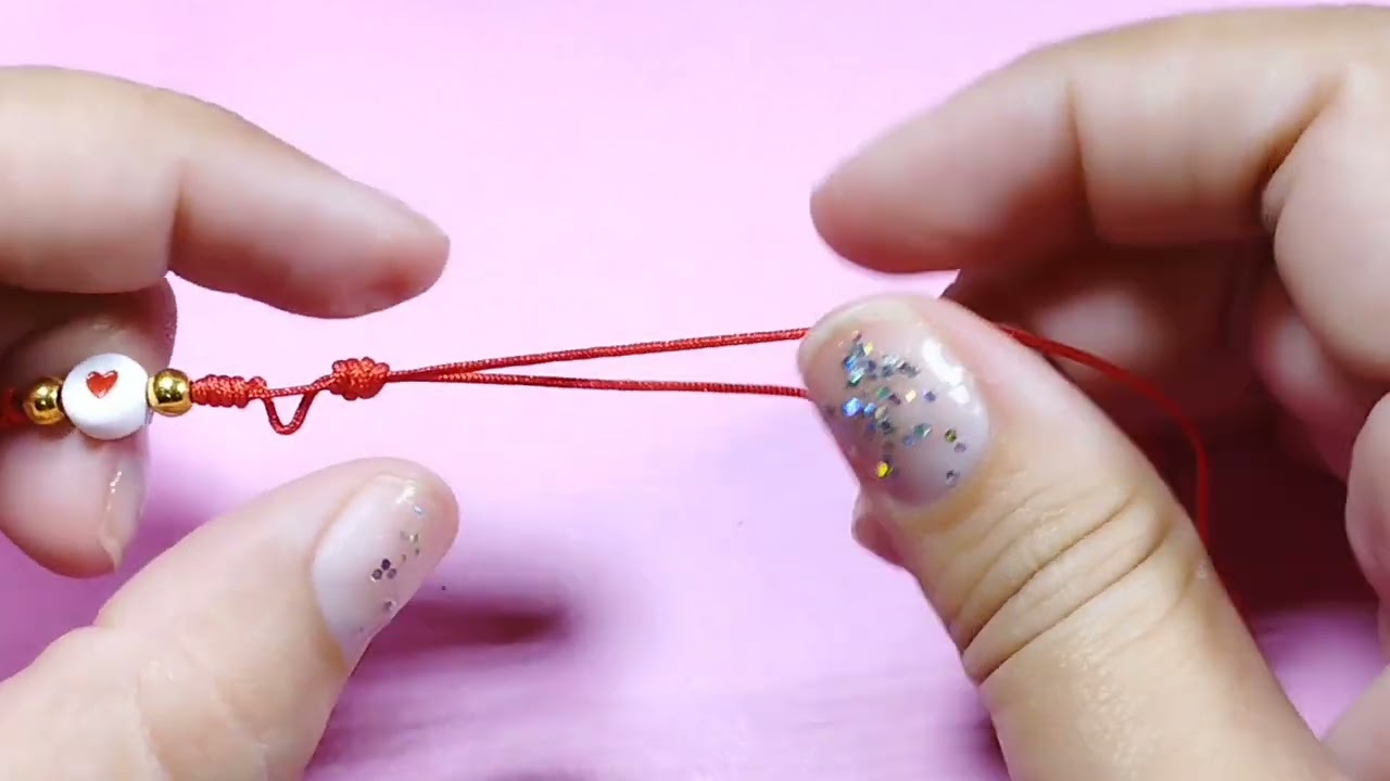 Como hacer pulsera con nudo barril o nudo franciscano fácil DIY
