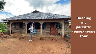 BUILDING MY PARENTS HOUSE IN KENYA | INCOMPLETE HOUSE TOUR 2021 | 3 MONTHS PROGRESS