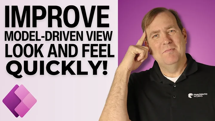 How To Quickly Improve Your Power Apps Model-Driven View Look and Feel! 🎨