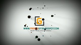 Bubble Explosion FREE After effect template (logo animation)