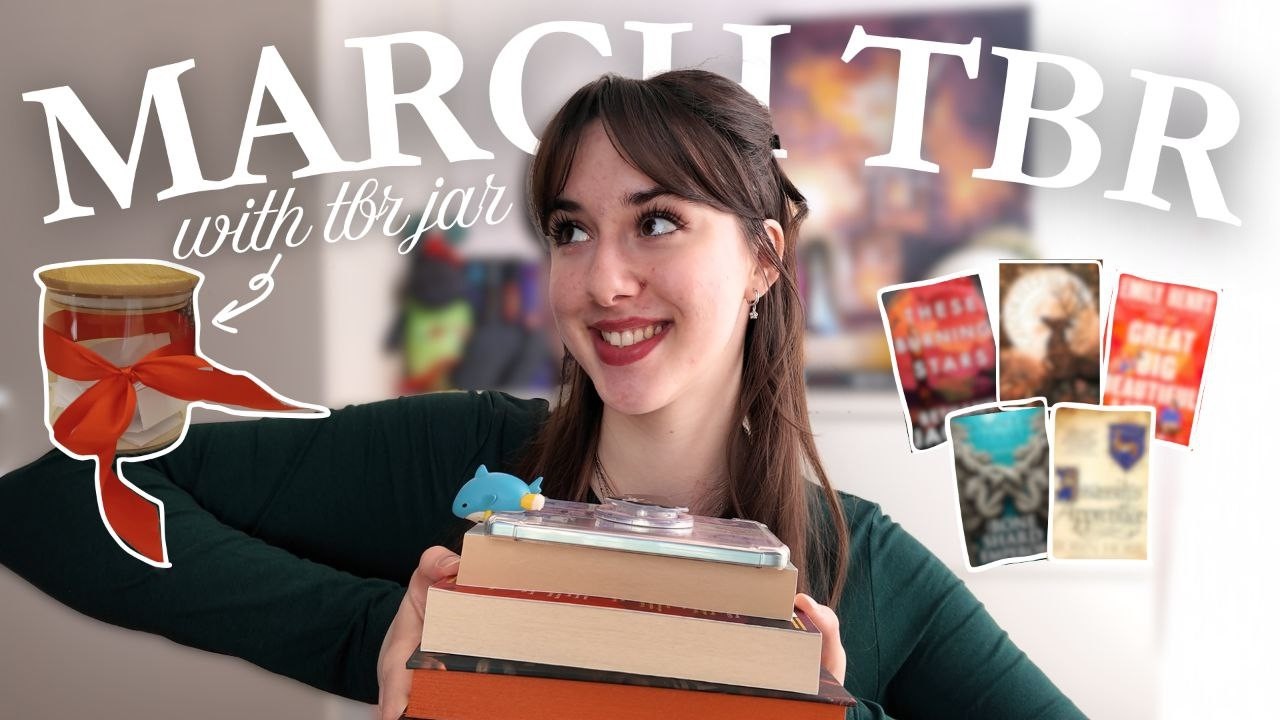 TBR jar chooses my MARCH TBR💐🌺🌿 || fantasy, sci-fi & more