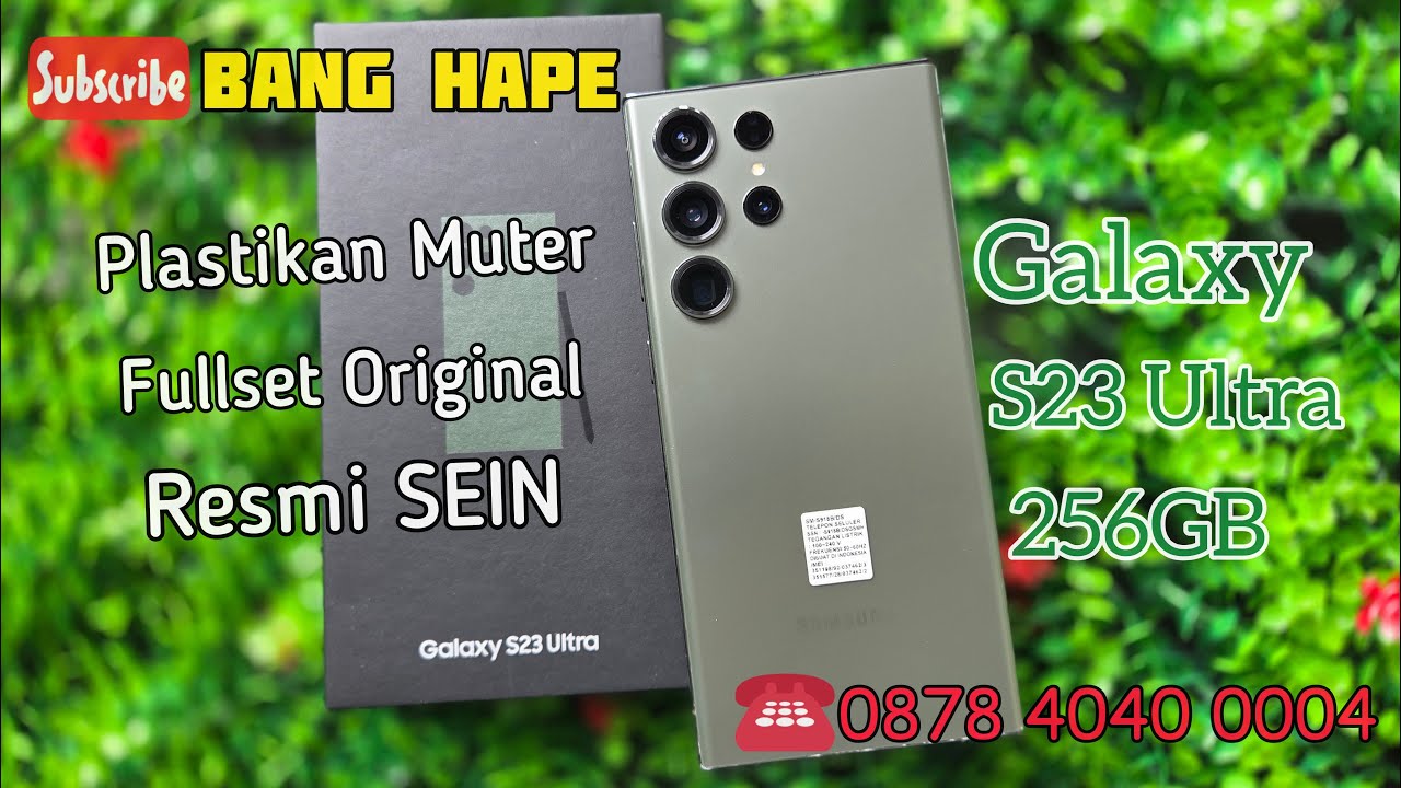 (sold) Spek Super - Review Samsung Galaxy S23 Ultra 256gb di Tahun 2026 Bang Hape COD Shopee Toped