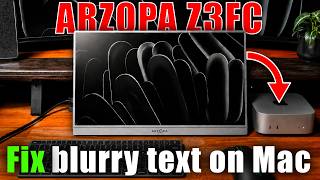 Why 1440p portable monitors may be blurry on Mac and how to fix it!