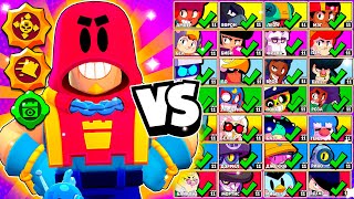 ГРОМ ПРОТИВ ВСЕХ БРАВЛЕРОВ! BRAWL STARS