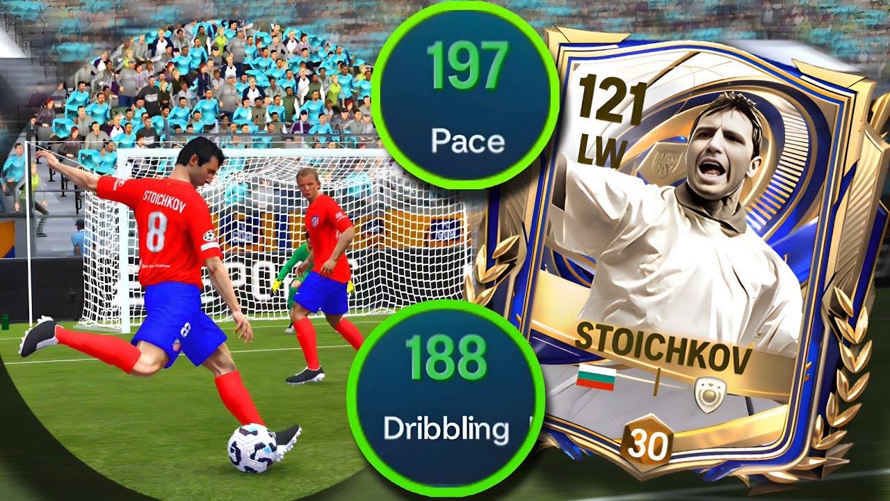 116 Stoichkov LW Card Review | Deadly Finishing Winger | FC Mobile 🔥
