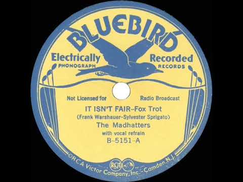 1933 Madhatters It Isn T Fair Dick Robertson Vocal 