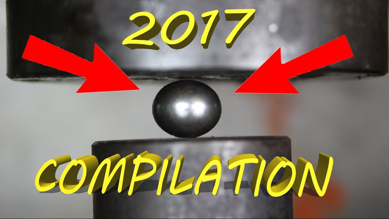Awesome Satisfying Hydraulic Press Compilation 2017