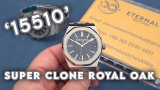 SUPER CLONE Royal Oak 41mm 15510 SS/SS Blue Dial DD4302