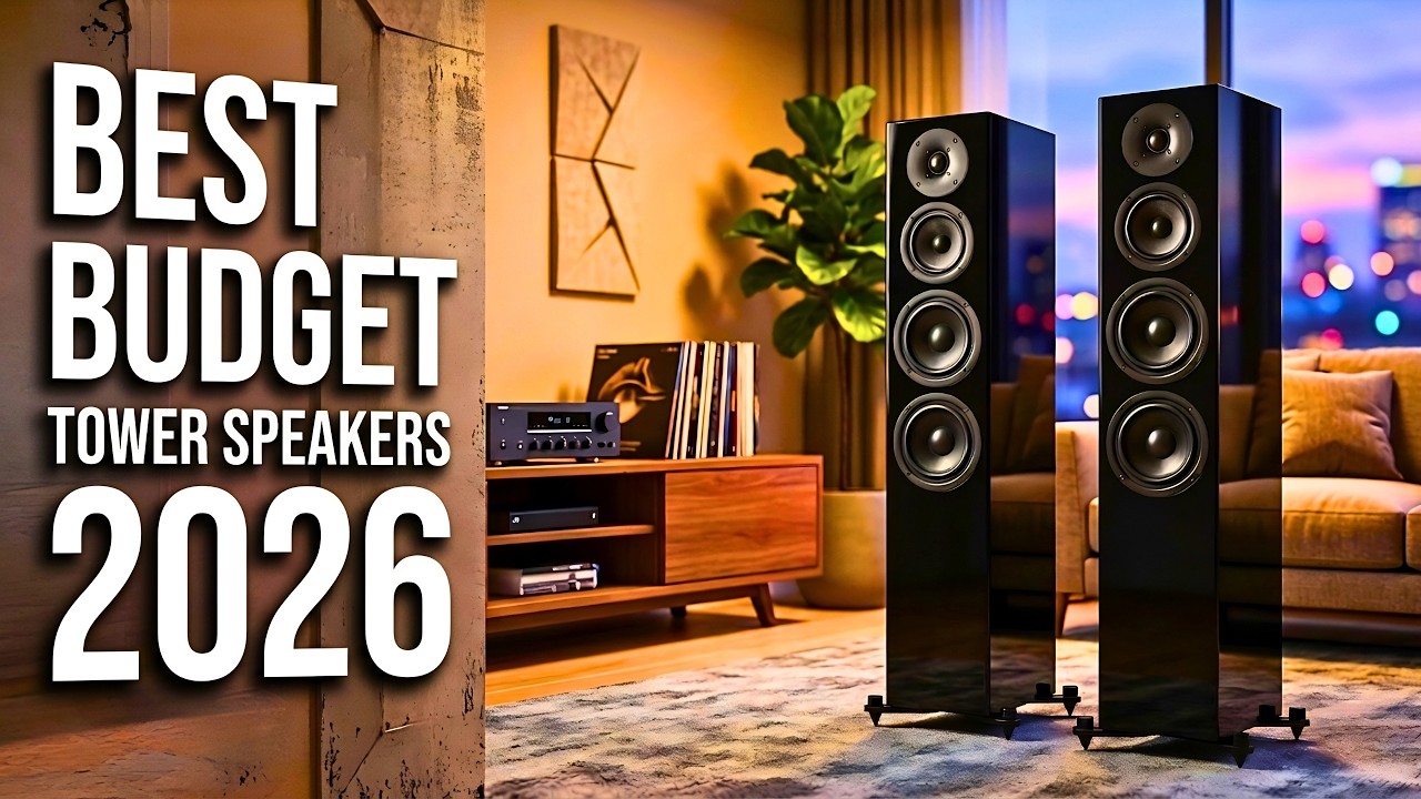 Top 5 Best Budget Tower Speakers 2026 – #1 Blew Me Away! - YouTube