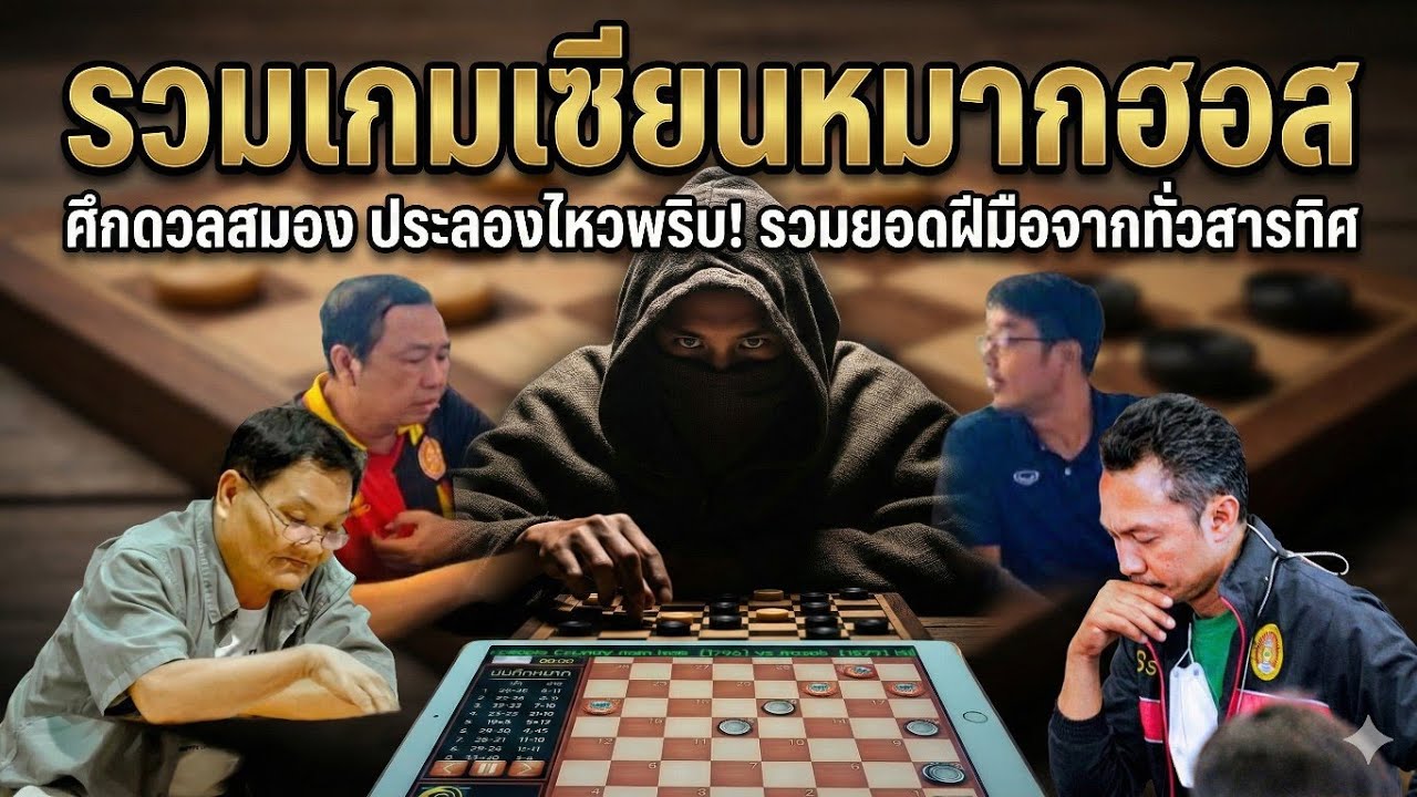 เผยโฉมหน้าเหล่ายอดฝีมือ! และศึกหมากฮอสสุดระทึกที่คุณต้องดู