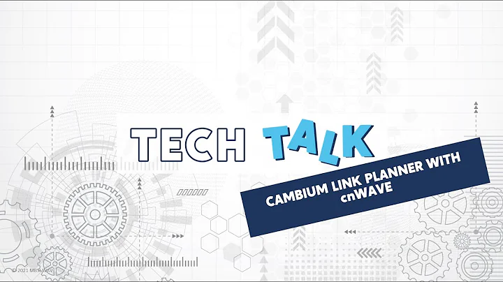 Tech Talk with Dave - Session 14: Cambium Networks LinkPlanner with cnWave E2E Controller Demo