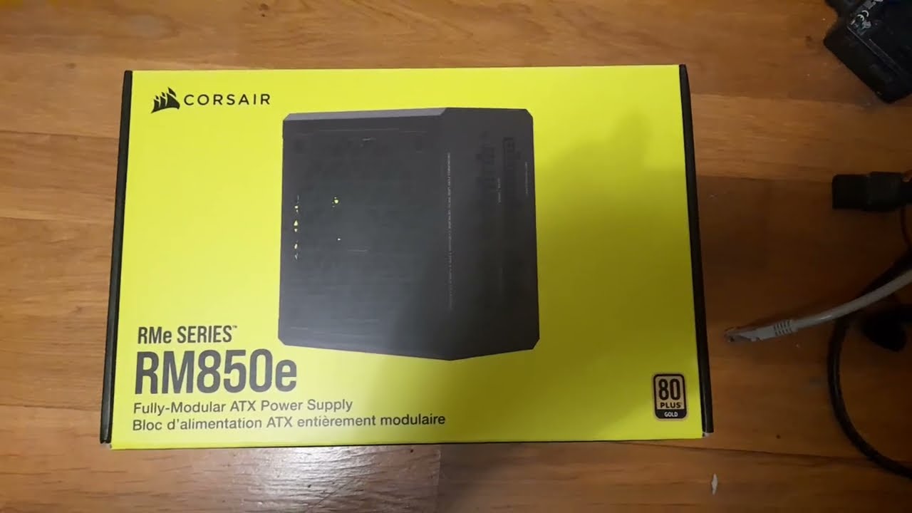 Corsair RM850e Unboxing 