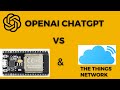 Can ChatGPT code esp32|Can chatGPT send data to ThingSpeak| ChatGPT vs MQTT in ESP32