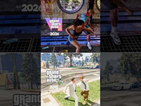 GTA 6 vs GTA 5 - Melee Combat #gta #gtav #gta6