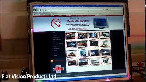 Transflective (Sunlight readable) Open Frame 15" LCD Monitor - Indoor testing