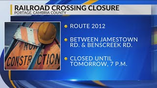 Road closures to take place in Cambria County