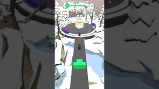 Stacky Tower Breaker: Fire Shooter 3D Gameplay in Winter Level screenshot 1