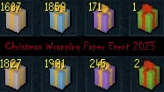 Runescape 3 - 1500k Christmas Wrapping Paper Unbox