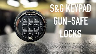 S&G Keypad Gun Safe Locks | Sargent Greenleaf Keypads