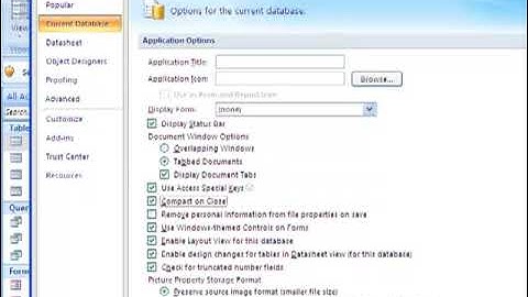 Compact on Close in Access 2007