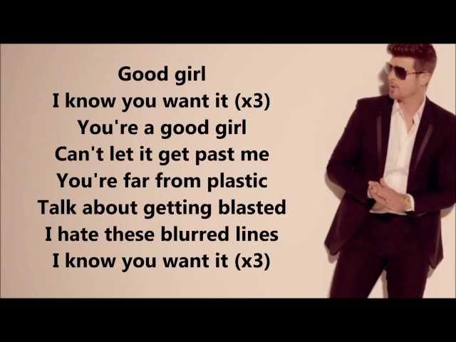 Robin Thicke - Blurred Lines (feat. T.I. and Pharrell) [Lyrics on Screen] HD class=