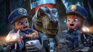 t rex dino park rescue adventure baby police save day 3d