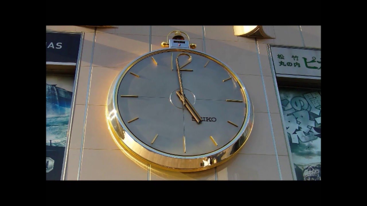 Mr.Children 20周年記念コラボ 銀座マリオン マリオンクロック からくり時計 『365日』『sign』 2012/5撮影