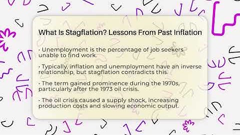 What Is Stagflation? Lessons From Past Inflation - Inflation Insight Channel