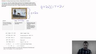 Algebra 1 9-4 Example Problem 4 and Lesson Check