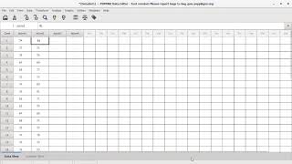 NORMALITY TEST WITH PSPP