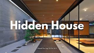 Inside The Hidden Geometry House: A Minimalist House Design That Feels Like Art
