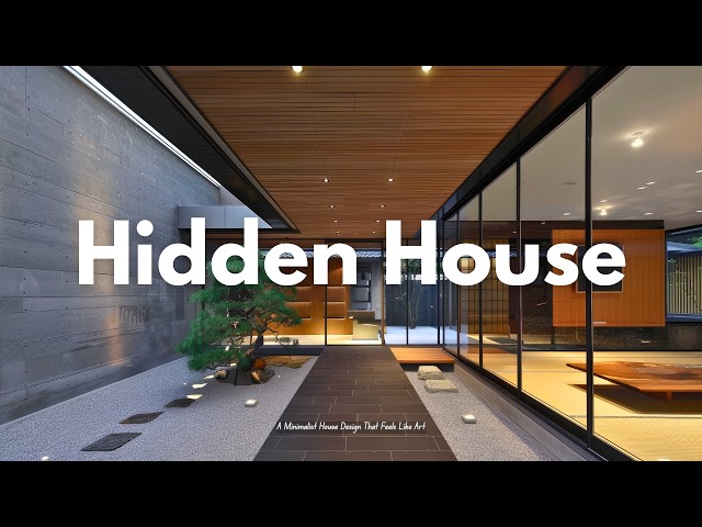 Inside The Hidden Geometry House: A Minimalist House Design That