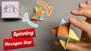 Fold a Spinning Hexagon Star That Never Gets Boring | The Ultimate Paper Fidget Toy