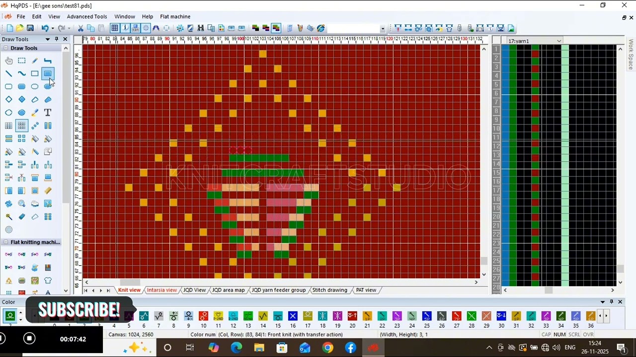 Pointelle Front Knit degsin | Crochete | knitcraft 